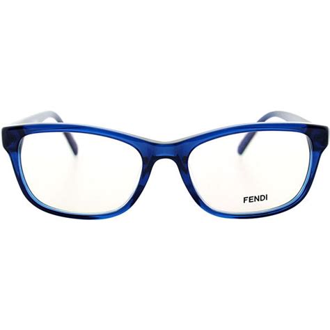 fendi blue eyeglasses|who manufactures Fendi eyeglasses.